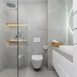 Modern Suitable For Remote Work With Balcony & Parking By Renters דירה
